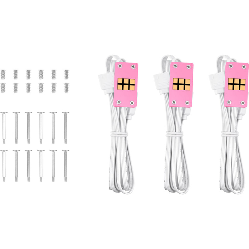 Afbeelding laden in galerijviewer, Thermaltake ct120 ex argb sync pc cooling fan pink (3-fan pack) case fans (pink, 3 stuks, 120 x 120 x 25 mm, pwm)
