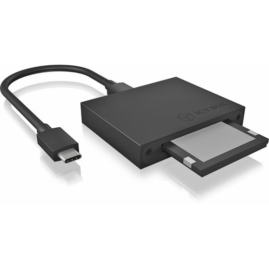 Icy box ib-cr402-c31 card reader kaartlezer (zwart, usb-c 3.2 (10 gbit s))