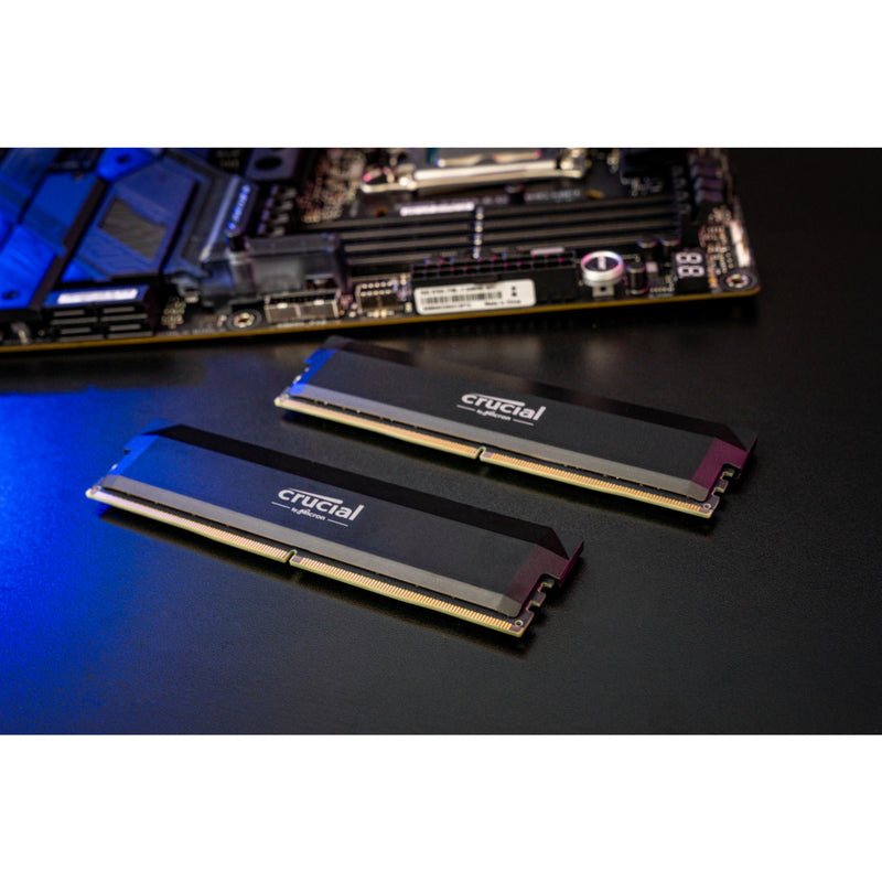 Afbeelding laden in galerijviewer, Crucial 32 gb ddr5-6000 (2x 16 gb) dual-kit werkgeheugen (zwart, cp2k16g60c36u5b, pro oc, xmp 3.0, expo)
