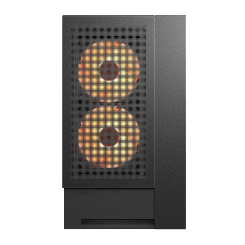 Afbeelding laden in galerijviewer, Cougar omnyx midi tower behuizing (zwart | 4x usb-a | 2x usb-c | tempered glass)
