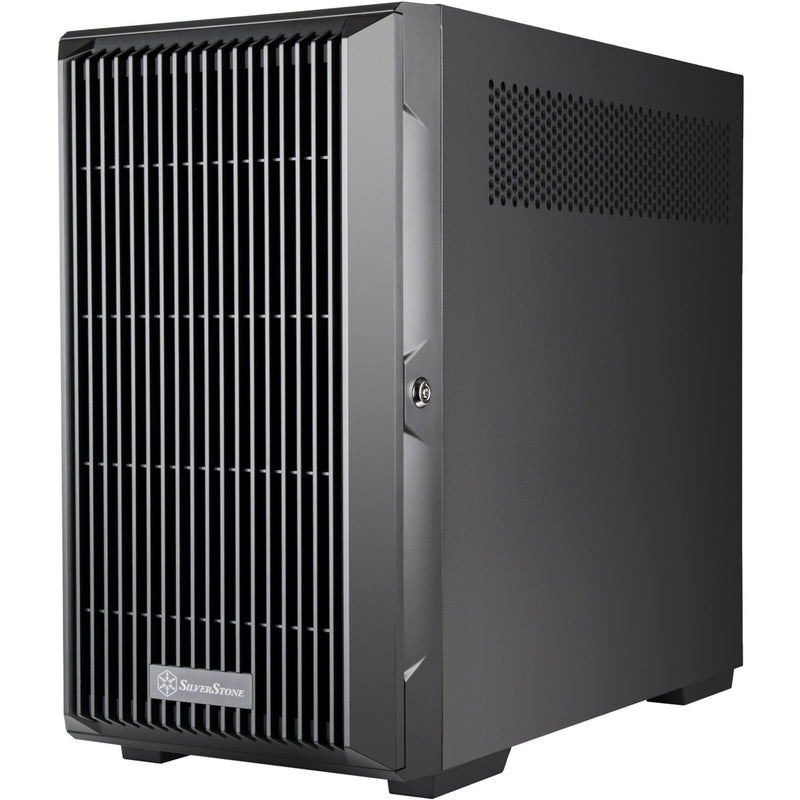 Afbeelding laden in galerijviewer, Silverstone cs382 mini tower behuizing (zwart | 2x usb-a | 1x usb-c)
