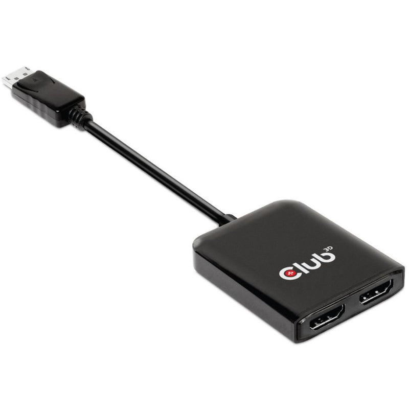 Afbeelding laden in galerijviewer, Club 3d displayport 1.4 naar 2x hdmi hub (zwart)
