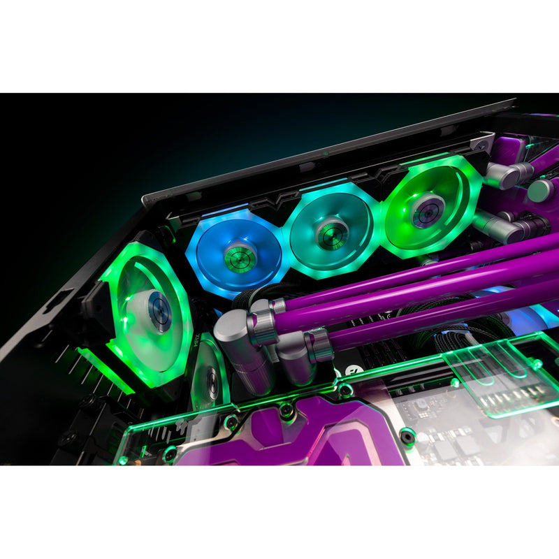 Afbeelding laden in galerijviewer, Ekwb ek-quantum impulse 120 d-rgb case fan (wit, 120 x 120 x 29 mm, pwm, rgb led)

