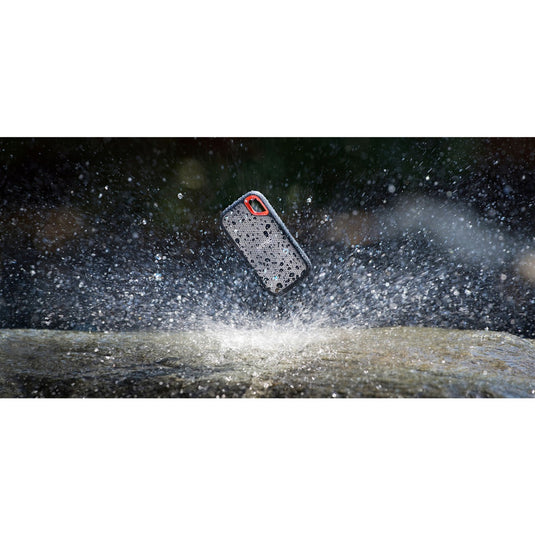 Sandisk extreme portable v2, 2 tb externe ssd (zwart oranje, sdssde61-2t00-g25, usb-c)