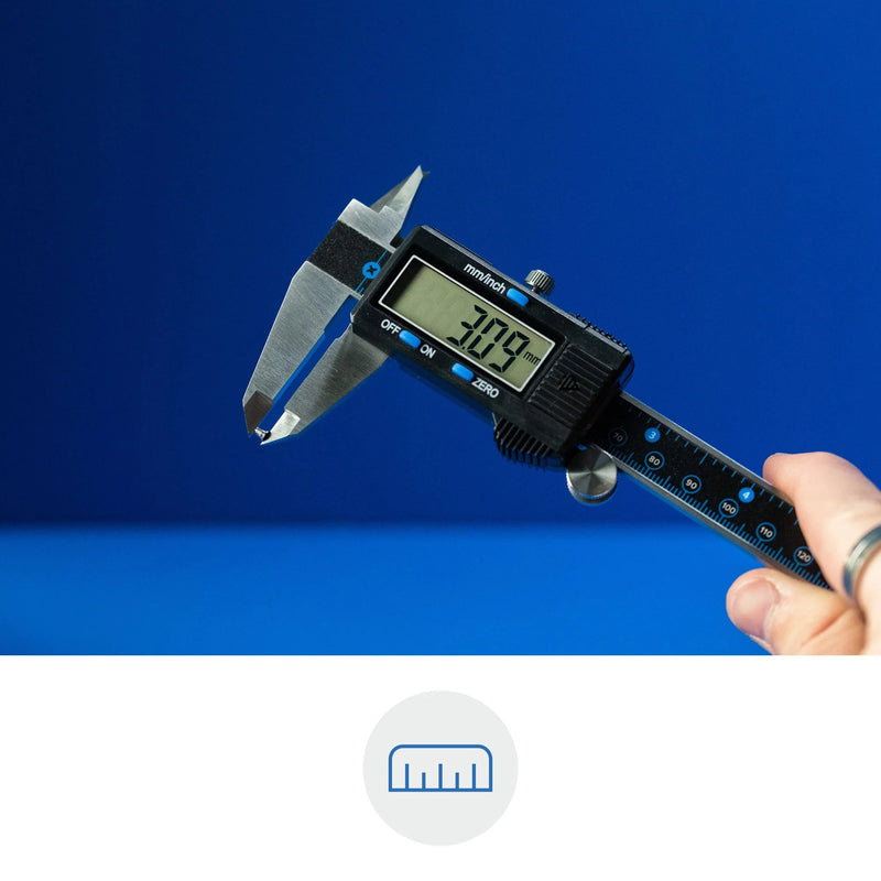 Afbeelding laden in galerijviewer, Ifixit digital caliper meetapparaat (zwart)
