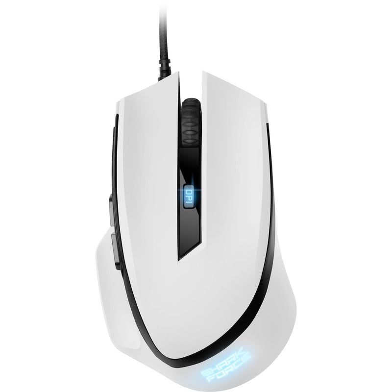 Afbeelding laden in galerijviewer, Sharkoon shark force ii gaming muis (wit, 400 - 4200 dpi, meerkleurige leds)

