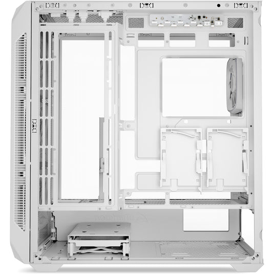 Sharkoon ak5m rgb midi tower behuizing (wit | 2x usb-a | 1x usb-c | rgb | tempered glass)
