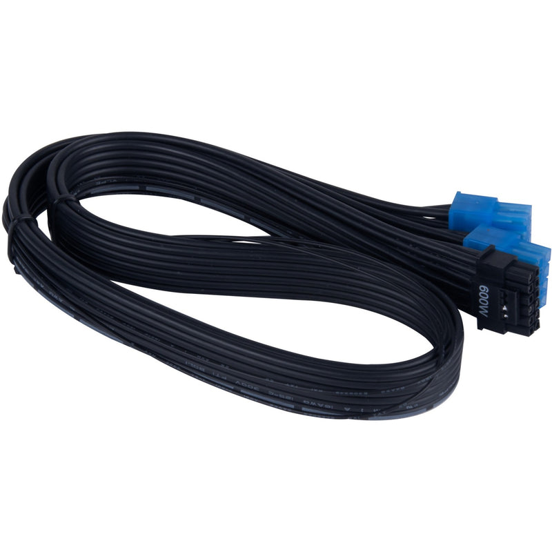 Afbeelding laden in galerijviewer, Silverstone 12vhpwr pcie adapter kabel sst-pp14-pcie (zwart, 0,55 meter)
