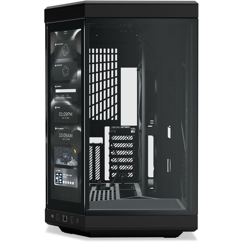 Afbeelding laden in galerijviewer, Hyte y70 touch infinite midi tower behuizing (zwart | 2x usb-a | 1x usb-c | tempered glass)
