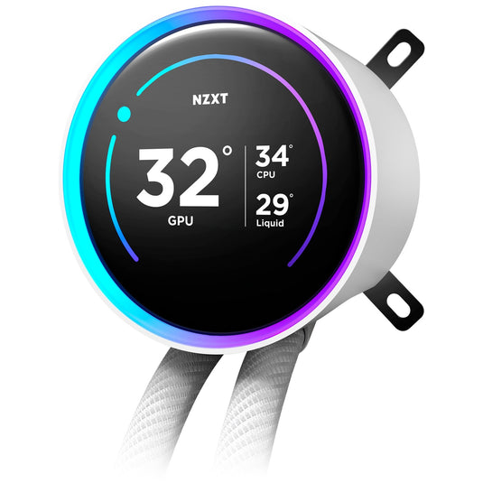 Nzxt kraken elite 360 rgb waterkoeling (wit)