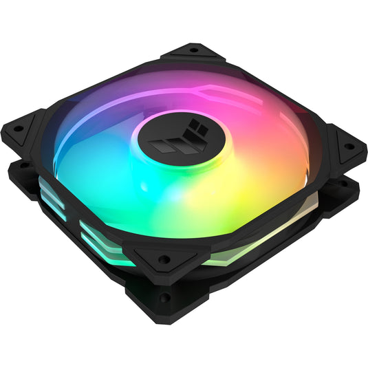 Asus tuf gaming tr120 argb case fan (zwart, 120 x 120 x 28 mm)