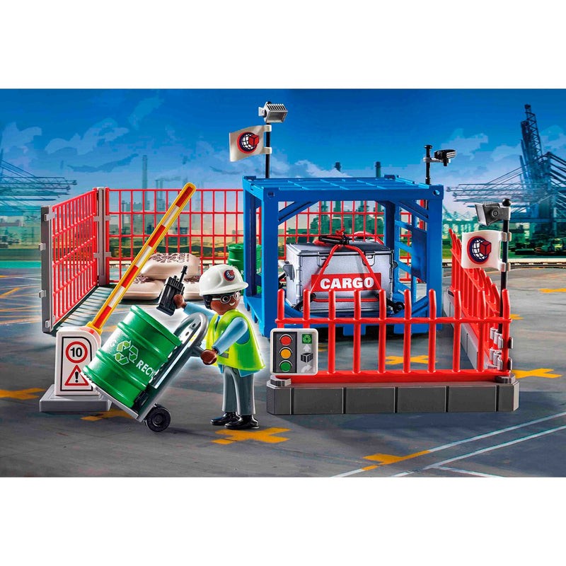 Afbeelding laden in galerijviewer, Playmobil city action - goederenmagazijn constructiespeelgoed (70773)
