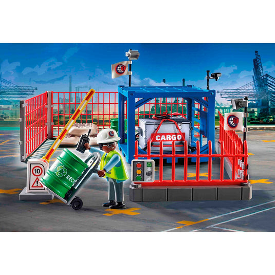 Playmobil city action - goederenmagazijn constructiespeelgoed (70773)