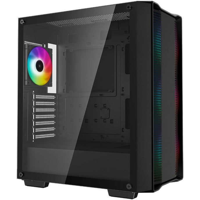 Afbeelding laden in galerijviewer, Deepcool cc560 argb v2 midi tower behuizing (zwart | 2x usb-a | rgb | tempered glass)
