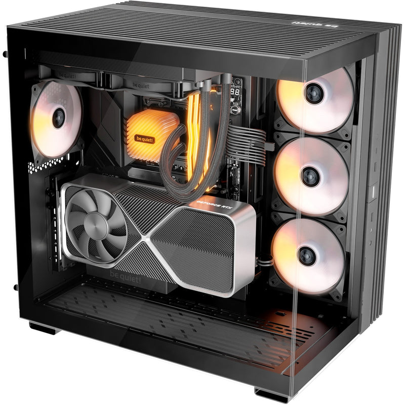 Afbeelding laden in galerijviewer, Be quiet! light base 600 dx midi tower behuizing (zwart | 2x usb-a | 1x usb-c | rgb | window)
