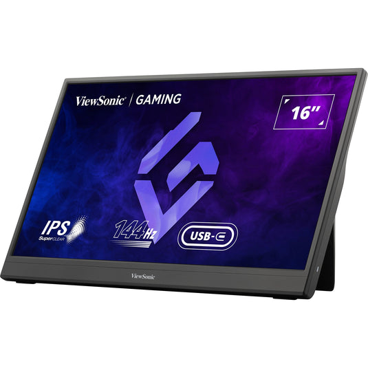 Viewsonic vx1654 draagbare gaming monitor 16 (zwart, 1x micro-hdmi, usb-c, sound, 144 hz)