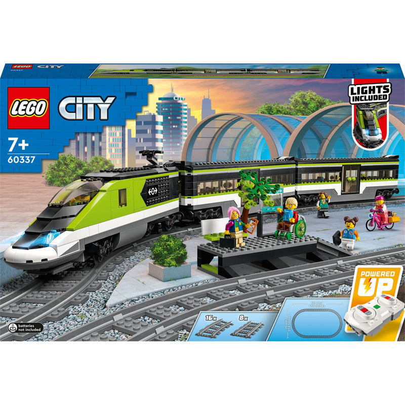 Afbeelding laden in galerijviewer, Lego city treinen passagierssneltrein - 60337
