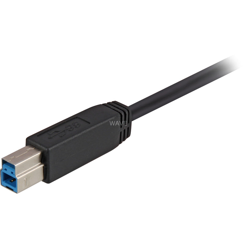 Afbeelding laden in galerijviewer, Sharkoon usb-a 3.0 > usb-b kabel (zwart, 5 meter)
