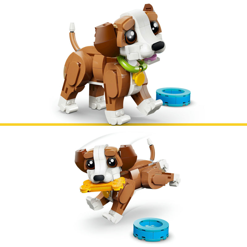 Afbeelding laden in galerijviewer, Lego ® creator 3in1 schattige dieren: speelse puppy - dierenset - bouw om tot eekhoorn of eend - 31382
