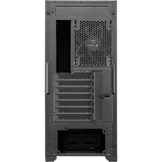 Chieftec pro midi q midi tower behuizing (zwart | 3x usb-a | 1x usb-c)