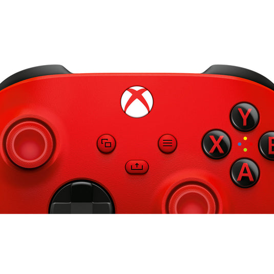 Microsoft xbox wireless controller - pulse red (rood, bluetooth)
