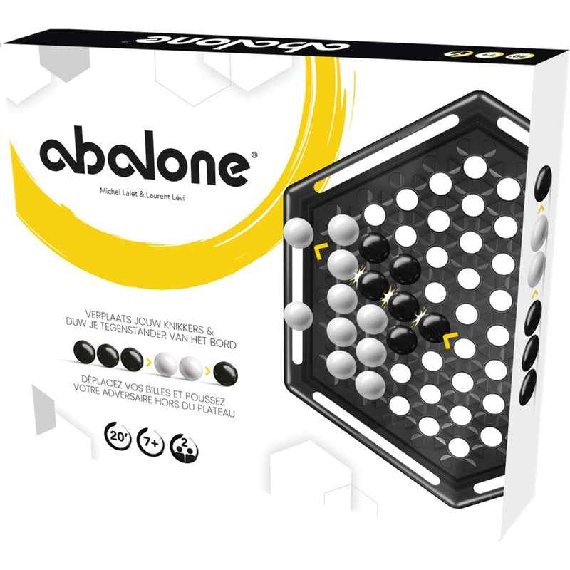 Afbeelding laden in galerijviewer, Asmodee abalone bordspel (frans nederlands, 2 spelers, 20 minuten, vanaf 7 jaar)
