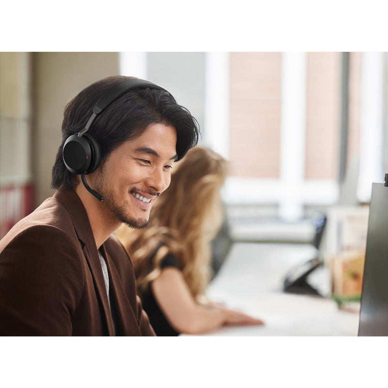 Afbeelding laden in galerijviewer, Jabra evolve2 75 on-ear headset (zwart, link380c, microsoft teams)

