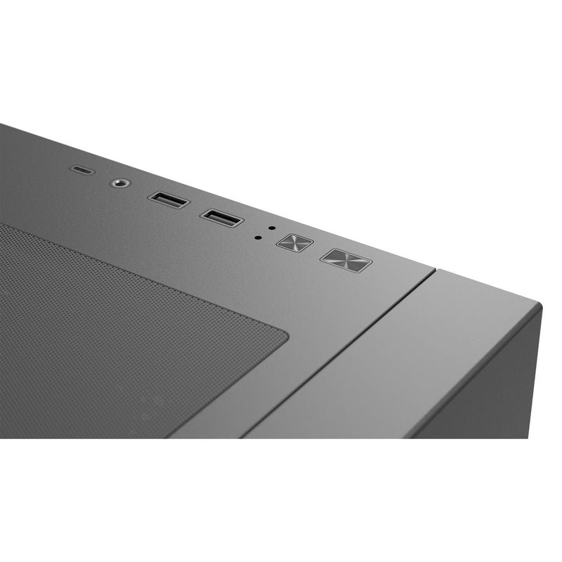 Afbeelding laden in galerijviewer, Aerocool b502a midi tower behuizing (zwart | 2x usb-a | 1x usb-c | rgb)
