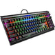 Sharkoon skiller sgk60, gaming toetsenbord (zwart, us lay-out, kailh box white, rgb leds)