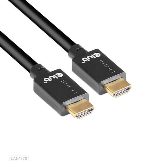 Club 3d gecertificeerde ultra high speed hdmi 2.1 kabel (zwart, 1,5 meter, 8k)
