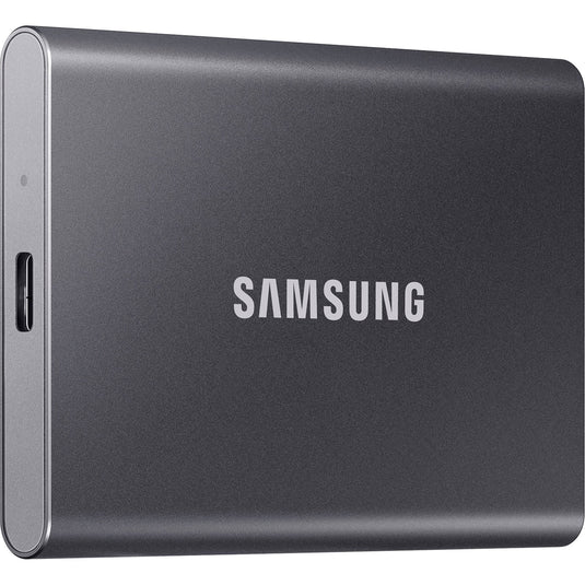 Samsung portable t7 2 tb externe ssd (grijs, mu-pc2t0t ww, usb-a 3.2 (10 gbit s))