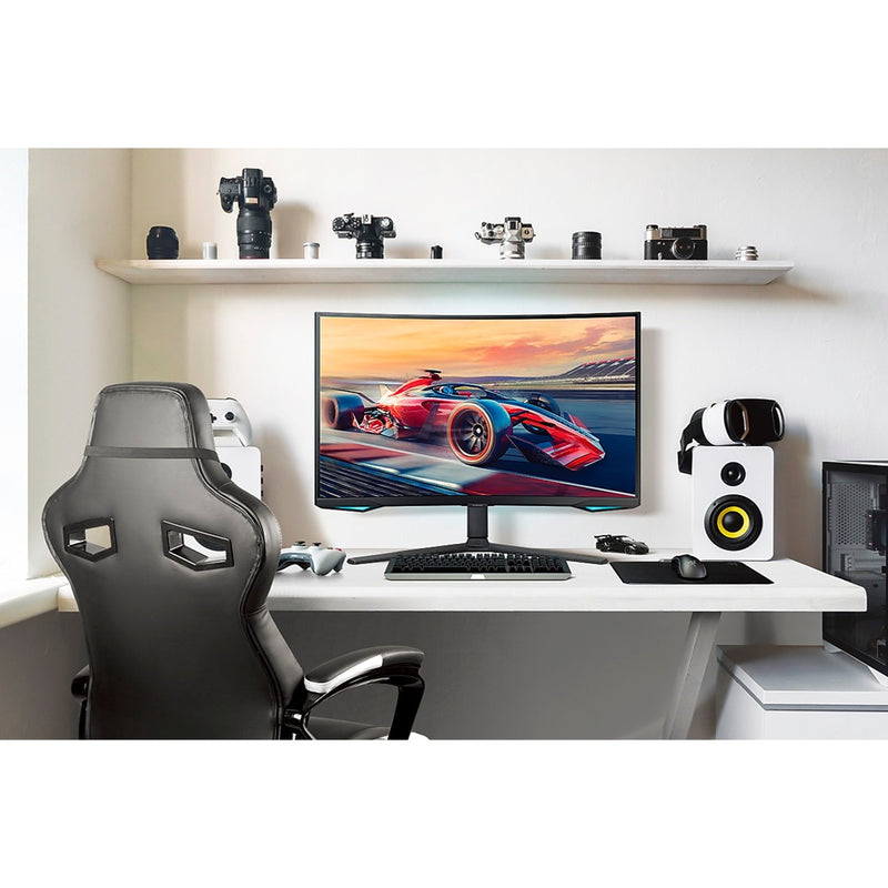 Afbeelding laden in galerijviewer, Samsung odyssey neo g7 s32bg750np 32 4k uhd curved gaming monitor (zwart, 2x hdmi, displayport, 2x usb-a, usb-b, 165 hz)
