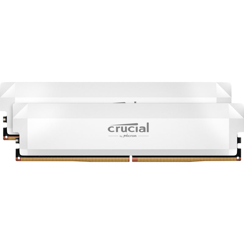 Afbeelding laden in galerijviewer, Crucial pro oc 32 gb ddr5-6000 (2x 16 gb) werkgeheugen (wit, cp2k16g60c36u5w, xmp 3.0, expo)
