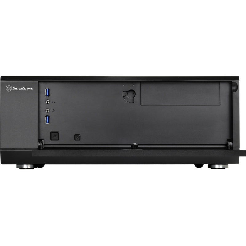 Afbeelding laden in galerijviewer, Silverstone sst-gd10b htpc behuizing (zwart | 2x usb-a)

