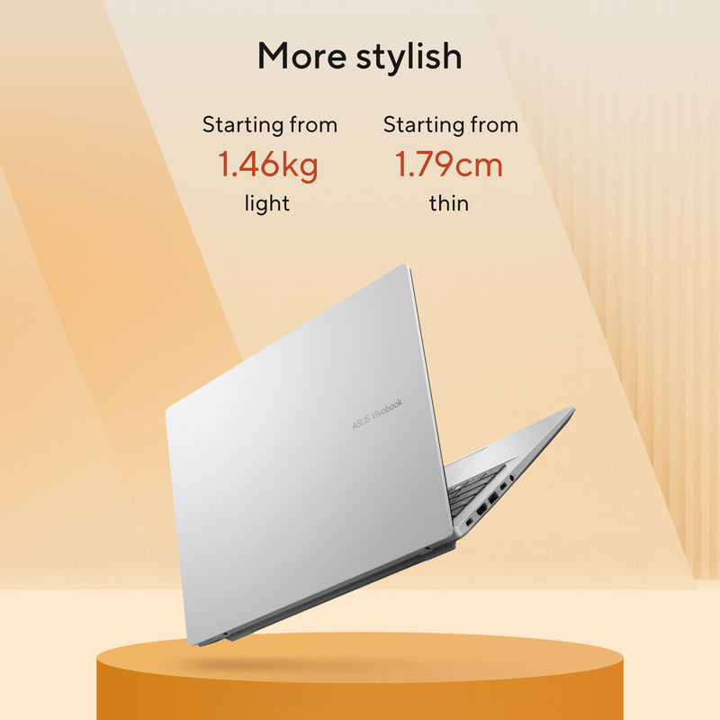 Afbeelding laden in galerijviewer, Asus vivobook 14 m1407ga-ly012w 14 copilot+ laptop (zilver | ryzen ai 7 445 | radeon 840m | 16 gb | 512 gd ssd)
