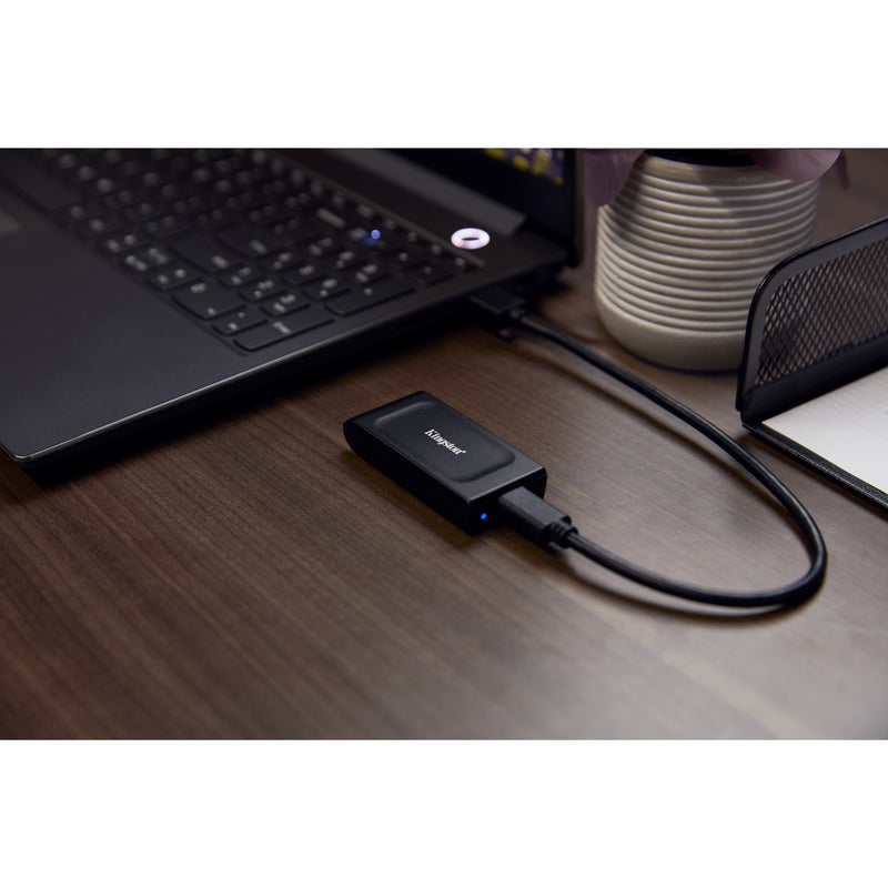 Afbeelding laden in galerijviewer, Externe ssd-schijf kingston type-c zwart sxs1000 2000g 2 tb
