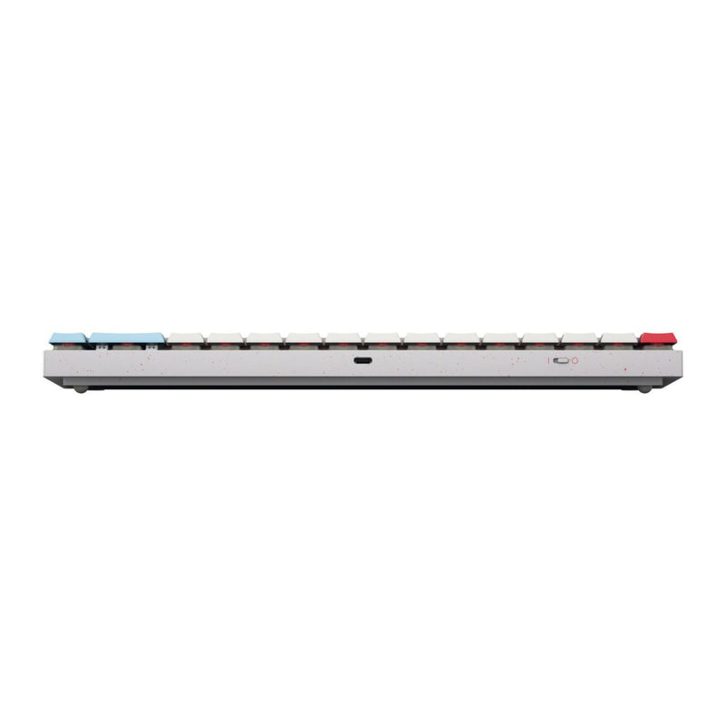 Afbeelding laden in galerijviewer, Cherry mx-lp 2.1 compact wireless rgb mechanisch toetsenbord (wit, us lay-out (qwerty), mx low profile speed, 65%, rgb, abs keycaps, 2.4 ghz | bluetooth 5.2 | usb-c)
