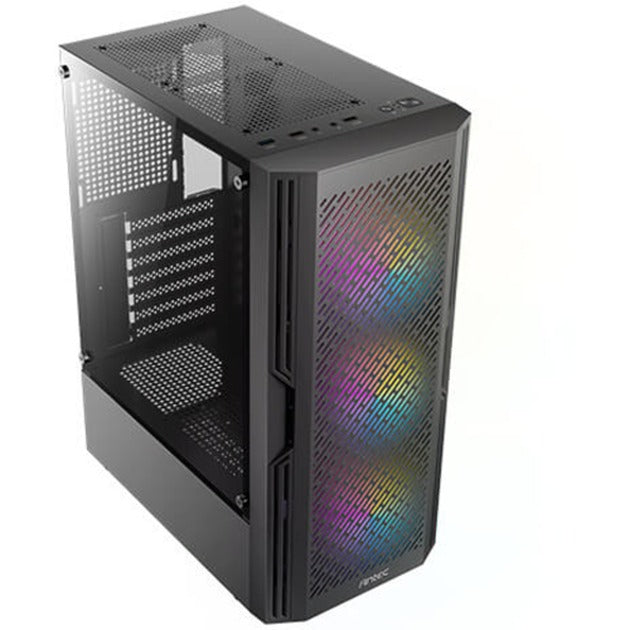 Afbeelding laden in galerijviewer, Antec ax20 midi tower behuizing (zwart | 3x usb-a | tempered glass)
