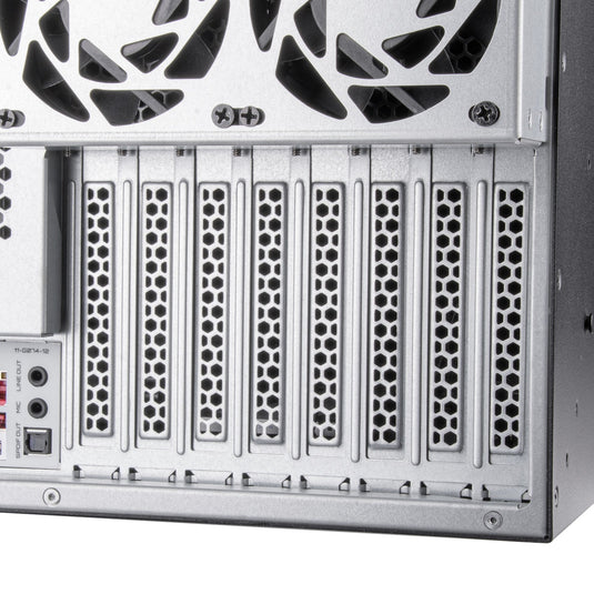 Silverstone rm52 server behuizing (zwart | 2x usb-a | 1x usb-c)