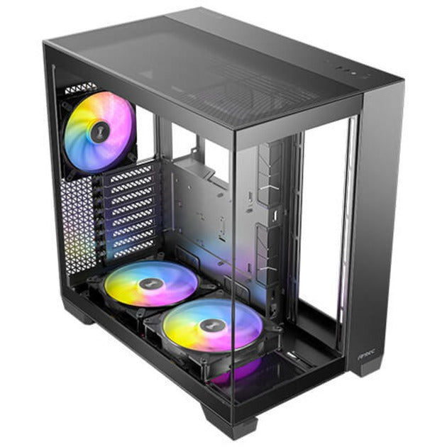 Afbeelding laden in galerijviewer, Antec c8 argb midi tower behuizing (zwart | 2x usb-a | 1x usb-c | tempered glass)
