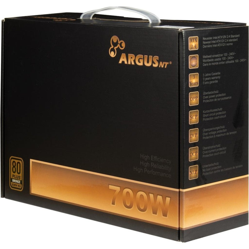 Afbeelding laden in galerijviewer, Inter-tech argus bps-700, 700 watt voeding (zwart, 4x pcie)

