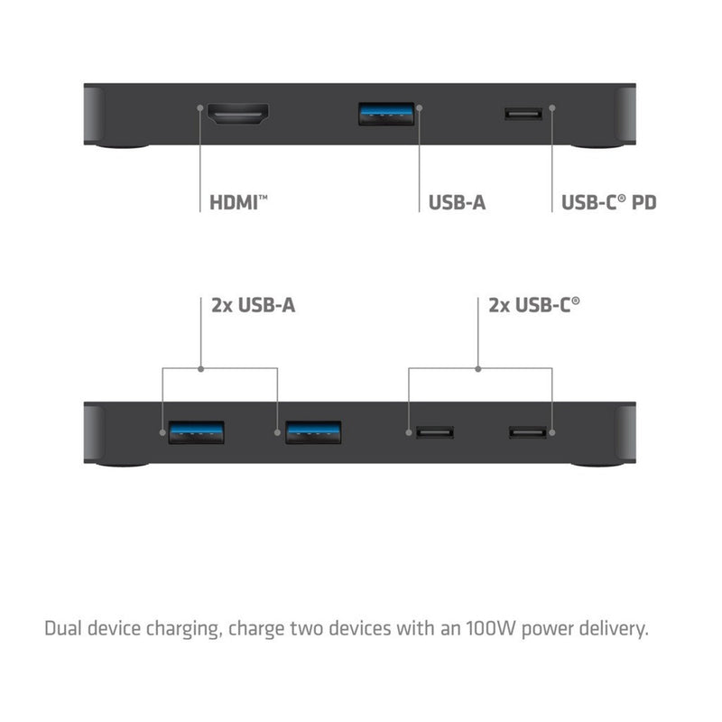 Afbeelding laden in galerijviewer, Club 3d csv-2512 kvm switch dual usb-c naar hdmi kvm-switch (zwart, 4k 60hz)
