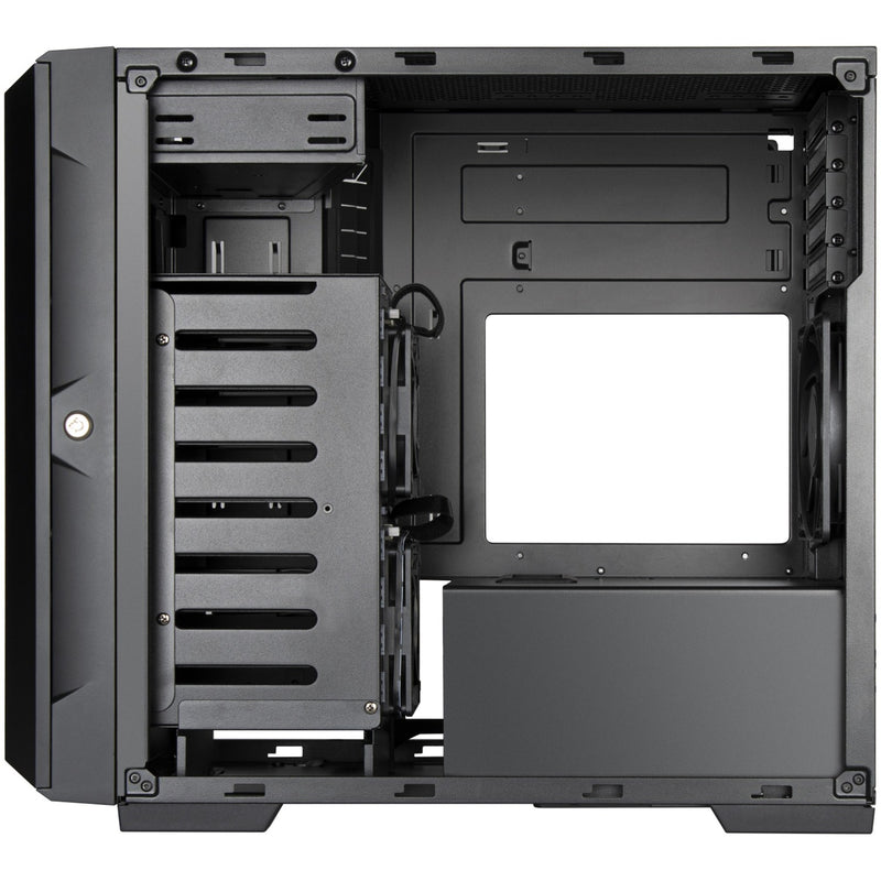 Afbeelding laden in galerijviewer, Silverstone cs382 mini tower behuizing (zwart | 2x usb-a | 1x usb-c)
