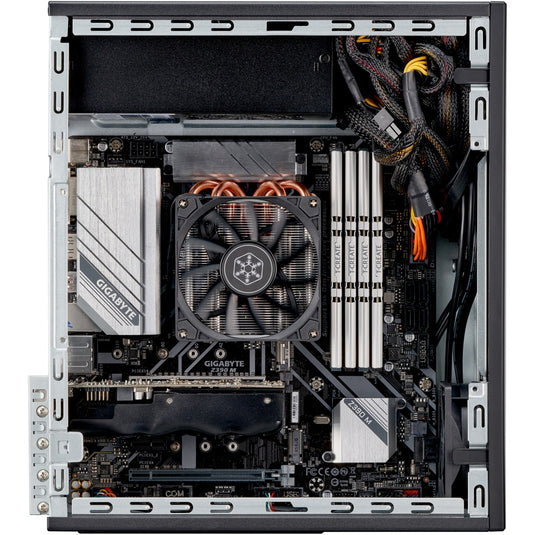 Silverstone sst-ml11b htpc behuizing (zwart | 4x usb-a)