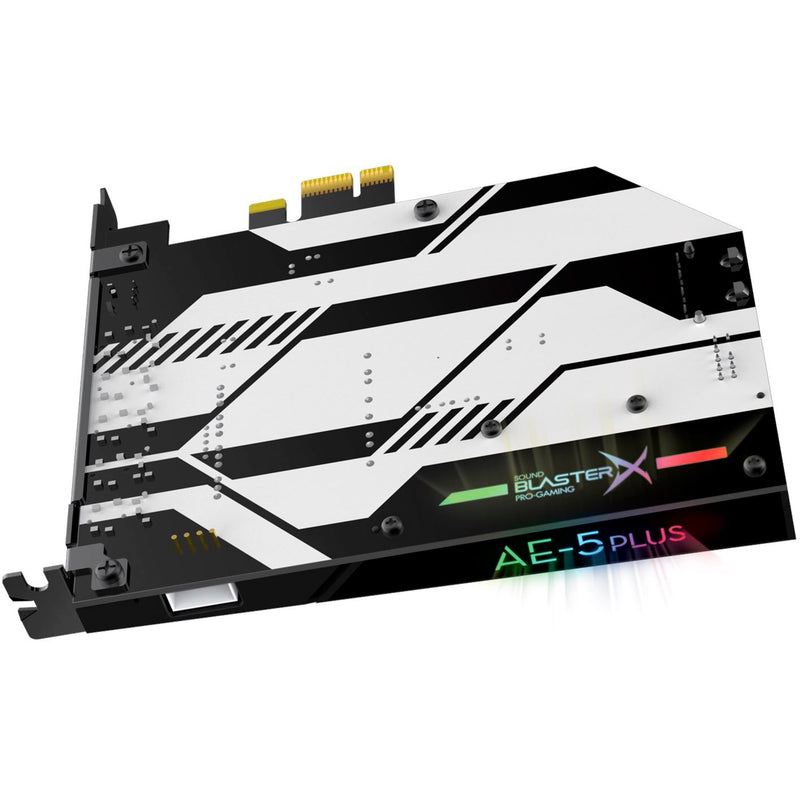 Afbeelding laden in galerijviewer, Creative sound blasterx ae-5 plus geluidskaart (zwart, rgb leds)
