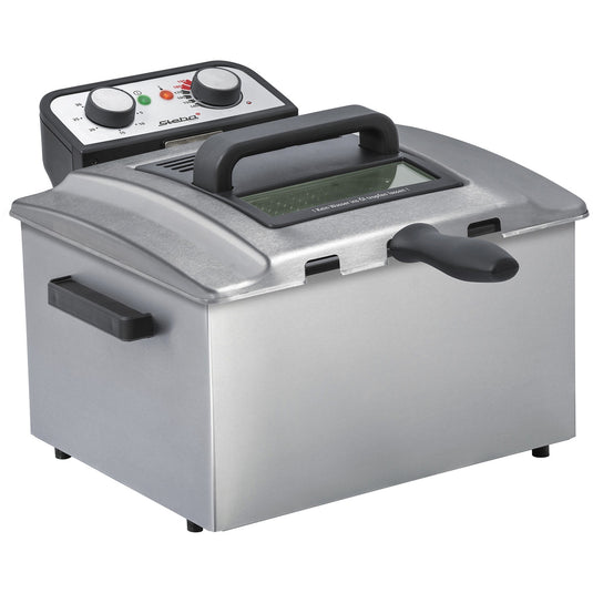 Steba df 300 frituurpan (roestvrij staal, 5,0 liter)
