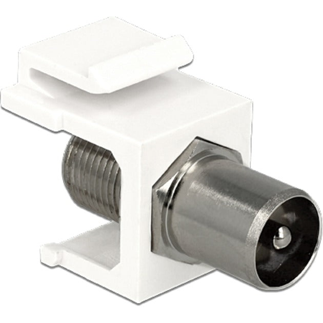 Afbeelding laden in galerijviewer, Delock keystone module iec male > f female adapter (wit)
