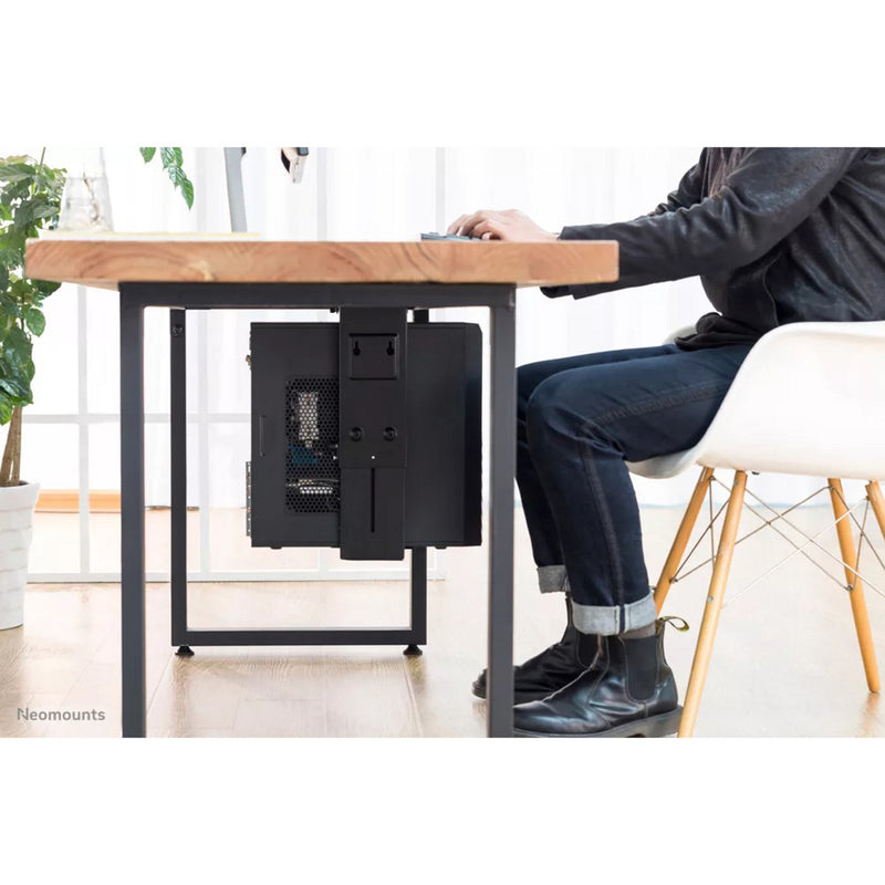 Afbeelding laden in galerijviewer, Neomounts pc bureausteun nm-cpu100black houder (zwart)
