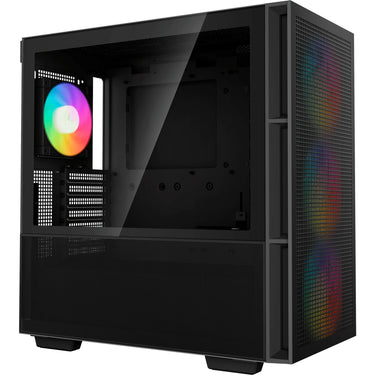 Deepcool ch560 midi tower behuizing (zwart | 1x usb-a | 1x usb-c | rgb | window)