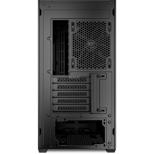 Sharkoon mk3 mini tower behuizing (zwart | 2x usb-a | 1x usb-c)